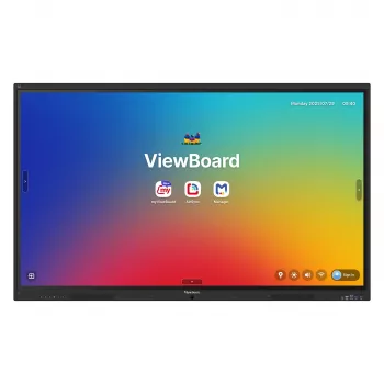 ViewBoard 41 serie touchscreen 75INCH UHD, Android 16 EDLA, IR 450 nits, 2x20W + sub 15W + 8 array mic, 3 x USB-C 8/128GB, 8-core C