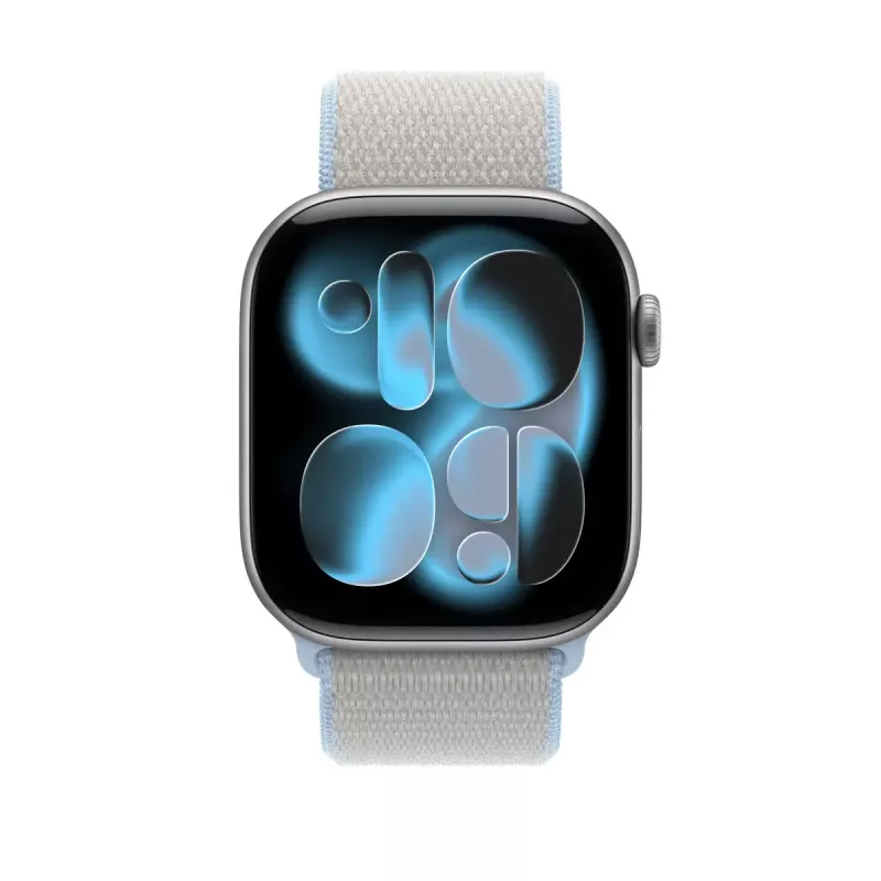 Pasek — Apple Sport Loop do Apple Watch 46 mm, niebieski Mist (szary), pojedyncze opakowanie