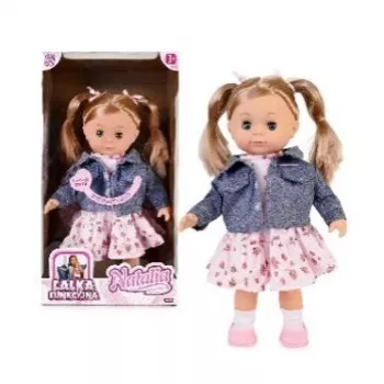 Lalka Artyk Natalia 39 cm — mówiąca po polsku, granatowa kurtka