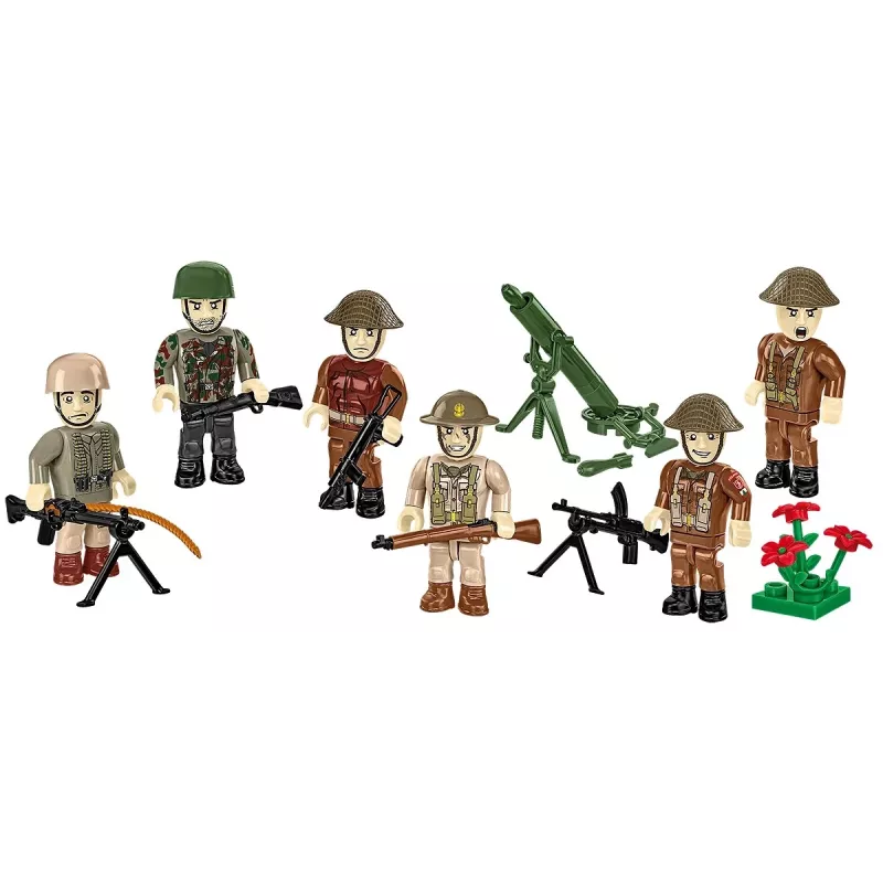 Zestaw konstrukcyjny Cobi Klocki Bitwa o Monte Cassino COBI-2063 Historyczna diorama wojskowa