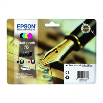 Wkłady atramentowe Epson C13T16P84510 T16P8 XL multipak 6 kolorów (czarny, żółty, cyjan, magenta, jasny cyjan, jasna magenta)