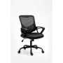 Fotel biurowy ActiveJet YK507 czarny — obrotowy ergonomiczny fotel do pracy, tkanina/PU, regulacja wysokości