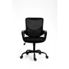 Fotel biurowy ActiveJet YK507 czarny — obrotowy ergonomiczny fotel do pracy, tkanina/PU, regulacja wysokości
