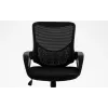 Fotel biurowy ActiveJet YK507 czarny — obrotowy ergonomiczny fotel do pracy, tkanina/PU, regulacja wysokości