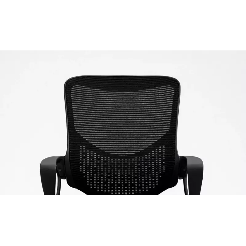 Fotel biurowy ActiveJet YK507 czarny — obrotowy ergonomiczny fotel do pracy, tkanina/PU, regulacja wysokości