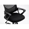 Fotel biurowy ActiveJet YK507 czarny — obrotowy ergonomiczny fotel do pracy, tkanina/PU, regulacja wysokości