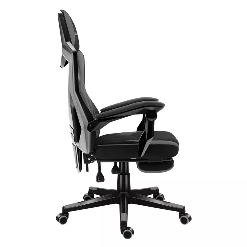 Fotel gamingowy huzaro Combat 3.1 szary — ergonomiczny, regulowany fotel dla graczy
