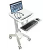 Wózek multimedialny do laptopa ERGOTRON StyleView EMR SV41-6100-0 — biały, aluminium/tworzywo sztuczne, regulacja wysokości 51 cm, 26 kg