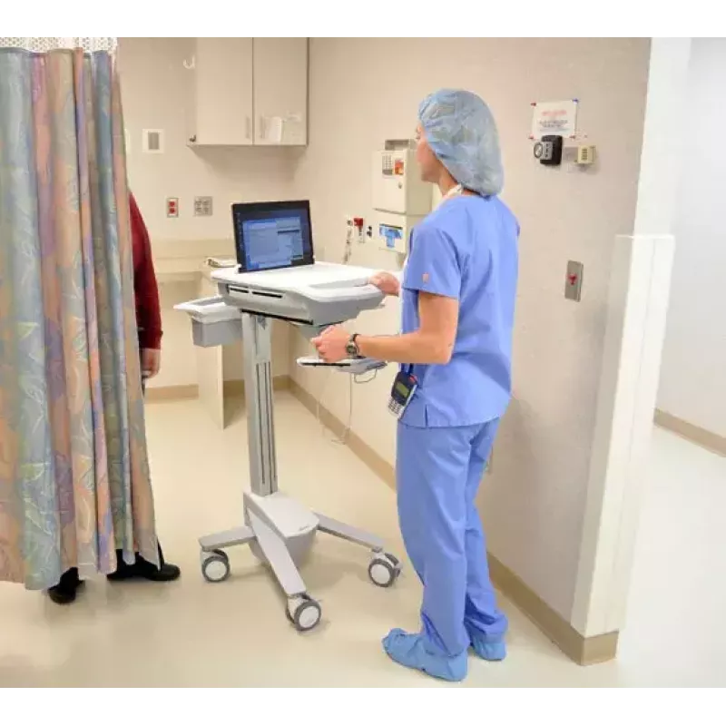 Wózek multimedialny do laptopa ERGOTRON StyleView EMR SV41-6100-0 — biały, aluminium/tworzywo sztuczne, regulacja wysokości 51 cm, 26 kg
