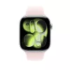 Sportowa opaska do smartwatcha Apple 46 mm, delikatny róż, M/L — obwód nadgarstka 160–210 mm