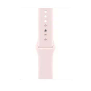 Sportowa opaska do smartwatcha Apple 46 mm, delikatny róż, M/L — obwód nadgarstka 160–210 mm