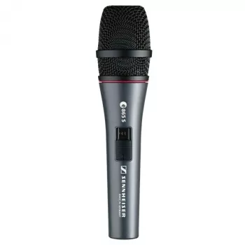 Kondensatorowy mikrofon wokalowy Sennheiser E865‑S, superkardioidalny, z wyłącznikiem