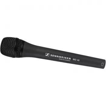 Sennheiser MD 46 ręczny dynamiczny mikrofon reporterski, charakterystyka kardioidalna, MD 46