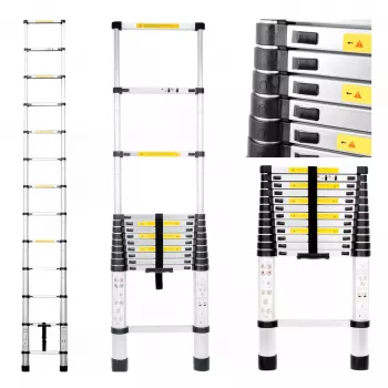 Drabina teleskopowa Extralink LAD38ST 3,8 m