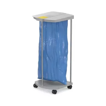 Wolnostojący stelaż na worki na śmieci Hailo ProfiLine MSS XXXL — Do użytku wewnętrznego, Aluminium/Metal/Plastik, 430×450×970 mm
