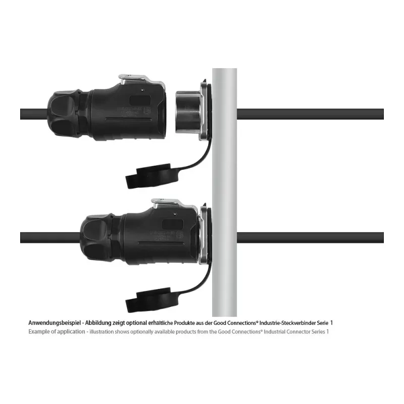 Good Connections złącze przemysłowe S1 - Power 4-Pin M20
