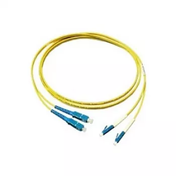 GoodConnections kabel krosowy LWL Duplex OS2 (Singlemode, 9/125) LC/SC, LSZH, reversible polarity, 15m,