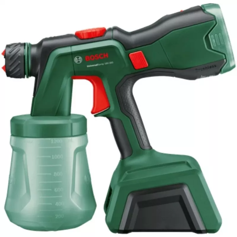 Pistolet natryskowy akumulatorowy UniversalSpray 18V-300 solo (zielony, bez akumulatora i ładowarki, POWER FOR ALL ALLIANCE)