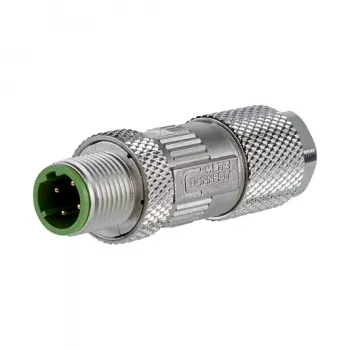 METZ CONNECT M12 Wtyk D-kodowany IP67 Kat. 5 do montażu w terenie prosty