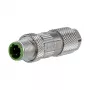 METZ CONNECT M12 Wtyk D-kodowany IP67 Kat. 5 do montażu w terenie prosty