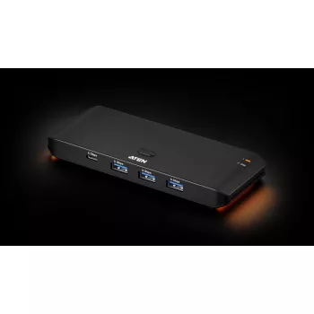 Przełącznik współdzielenia USB 3.2 Gen1 2x4 ATEN US5324 z hostem A + C i 4 portami urządzeń