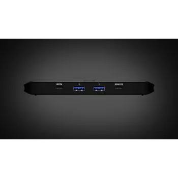 Przełącznik współdzielący USB 3.2 Gen 1 ATEN US4324 — 2x host na 4x urządzenie, interfejsy USB-A/USB-C, 5 Gbit/s