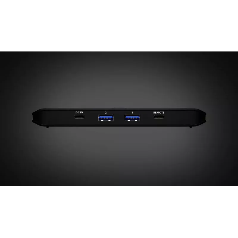 Przełącznik współdzielący USB 3.2 Gen 1 ATEN US4324 — 2x host na 4x urządzenie, interfejsy USB-A/USB-C, 5 Gbit/s