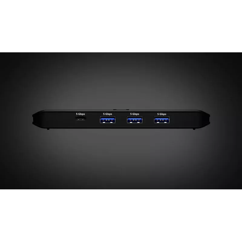 Przełącznik współdzielący USB 3.2 Gen 1 ATEN US4324 — 2x host na 4x urządzenie, interfejsy USB-A/USB-C, 5 Gbit/s