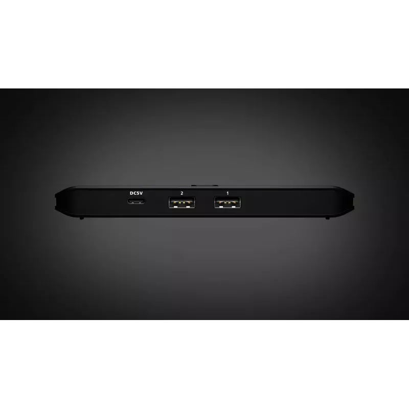 Przełącznik współdzielenia USB 2.0 ATEN US4224 — 2x host do 4x urządzenie, 480 Mbps, czarny