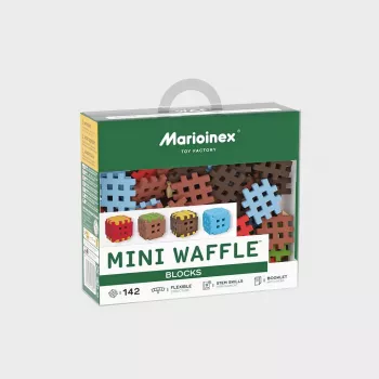 Klocki konstrukcyjne Marioinex Mini Waffle model 908204 — zestaw 142 elementów
