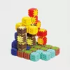 Klocki konstrukcyjne Marioinex Mini Waffle 302 elementy — zestaw do układania w stosy i łączenia