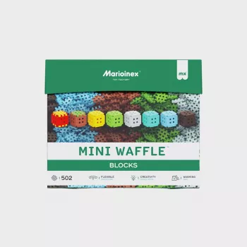 Zabawka konstrukcyjna Marioinex Klocki Waffle Mini Blocks — 502 sztuki