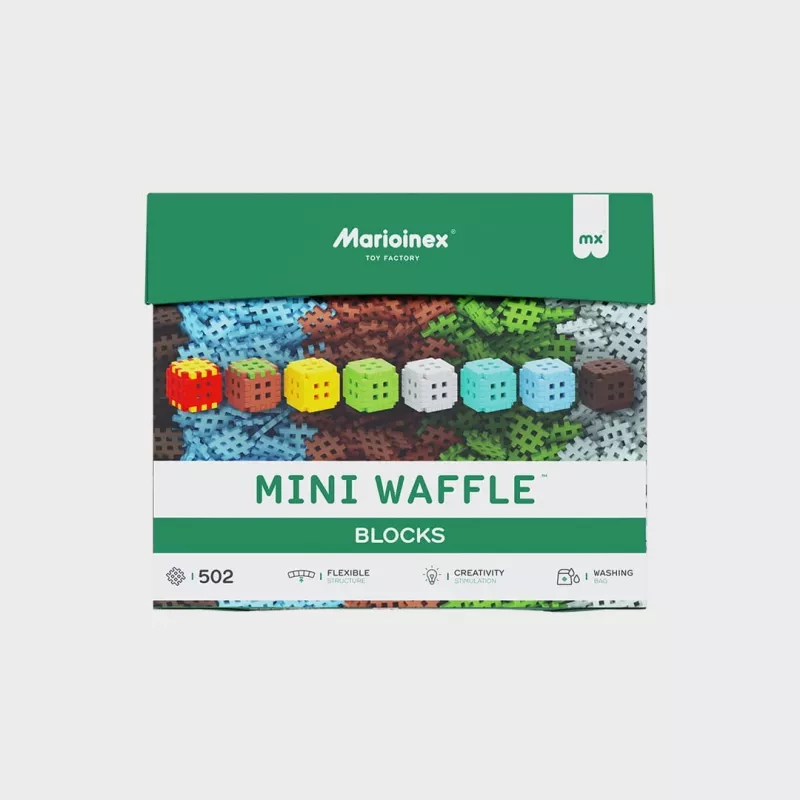 Zabawka konstrukcyjna Marioinex Klocki Waffle Mini Blocks — 502 sztuki