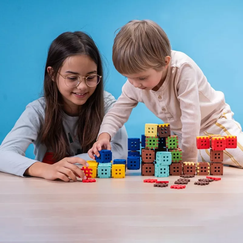 Zabawka konstrukcyjna Marioinex Klocki Waffle Mini Blocks — 502 sztuki