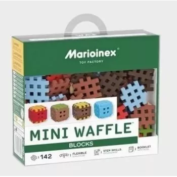 Klocki konstrukcyjne Marioinex Mini Waffle 206 elementów — zestaw konstrukcyjny dla dzieci