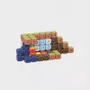 Klocki konstrukcyjne Marioinex Mini Waffle 406 elementów — zestaw do kreatywnej zabawy