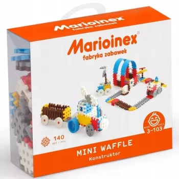 Klocki konstrukcyjne Marioinex Mini Waffle Zestaw 1 — 140 elementów