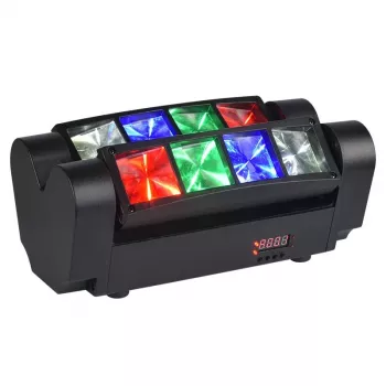 LIGHT4ME Spider MKII Turbo - efekt LED RGBW 8x3W