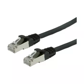 Kabel krosowy VALUE kat. 6 klasa E S/FTP PiMF LSOH czarny 10 m