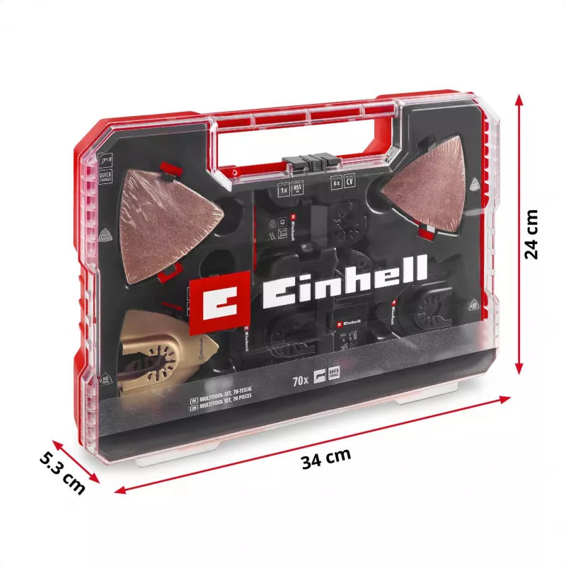 Tarcza do piły tarczowej EINHELL 708170 do HM/BiM HCS — kompatybilna z aluminium, stalą tlenkową, chromowo-wanadową