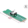 Konwerter M.2 Key M na 1× SFF-8654 4i DELOCK 64361