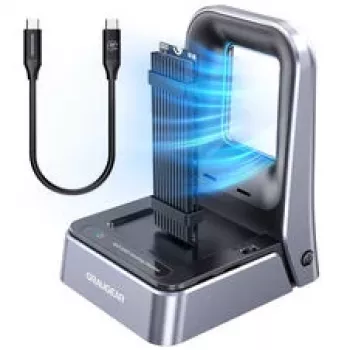 Stacja dokująca GrauGear G-M2DK2-20G dla dysków SSD M.2 NVMe i M.2 NGFF (SATA), USB 3.2