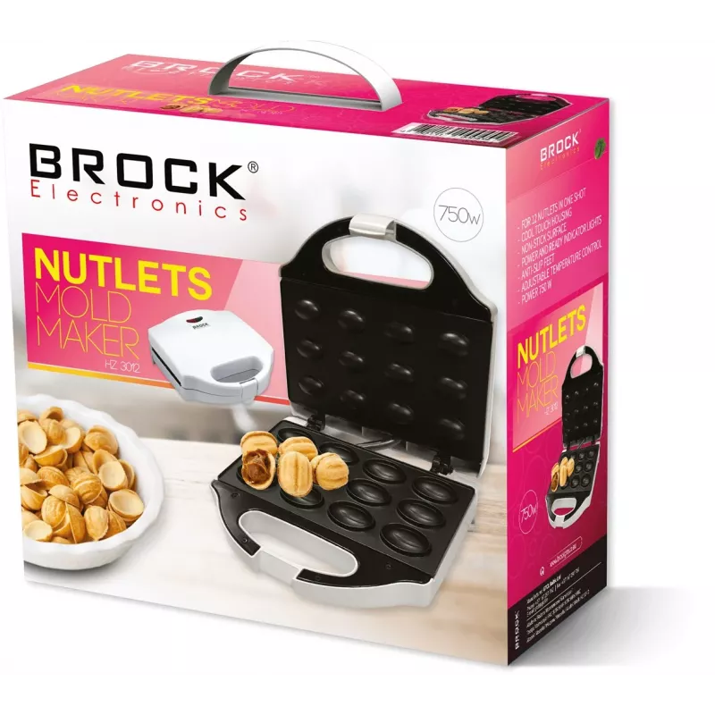 Urządzenie do ciastek Brock Electronics HZ 3012 12 ciastek 750 W Białe