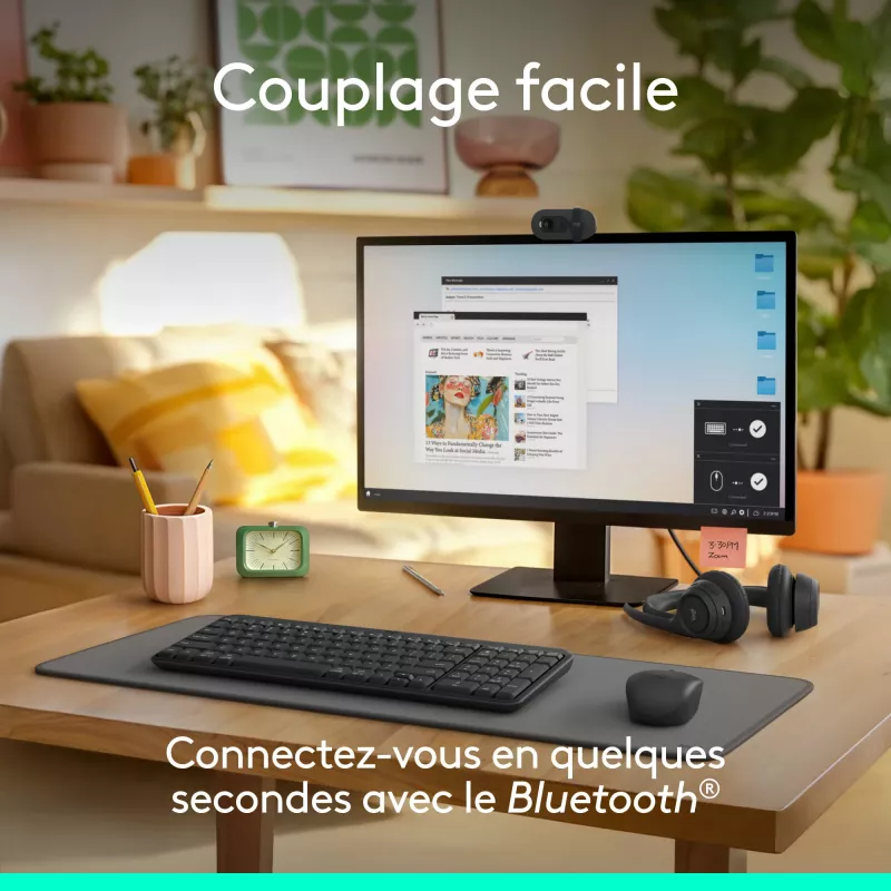 Logitech MK250 - Zestaw klawiatura i mysz - Bezprzewodowy