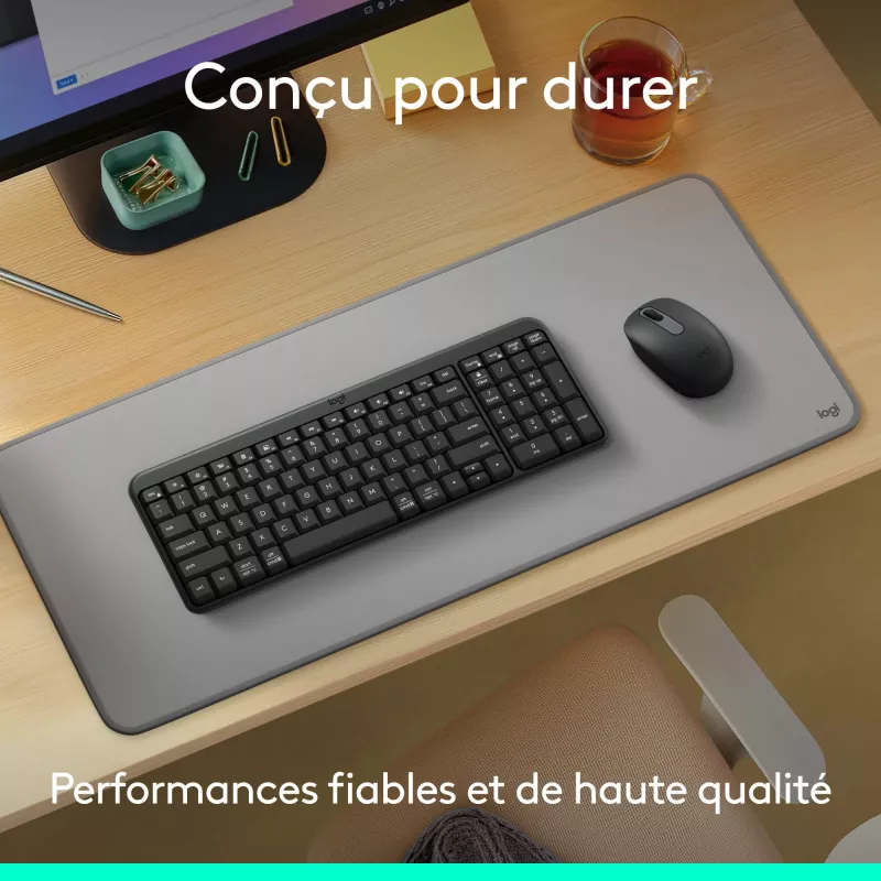 Logitech MK250 - Zestaw klawiatura i mysz - Bezprzewodowy