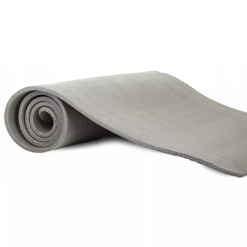 Extralink | Mata do ćwiczeń | fitness szara joga i aerobik 180x60cm