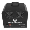 LIGHT4ME BUBBLE DOUBLE - Maszyna do baniek 300W, pilot bezprzewodowy