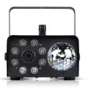 LIGHT4ME FOG 600W LED BALL - Maszyna do dymu/mgły z efektem iluminacji dymnej/kulą dyskotekową, pilot bezprzewodowy