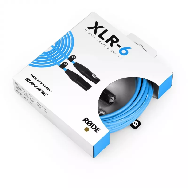 RØDE XLR6M-B Kabel audio 6 m XLR niebieski (400832821)