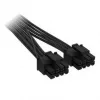 Corsair premium w oplocie 2x 8-Pin do 12V-2x6-Cable, do zasilacza Type-4 - czarny